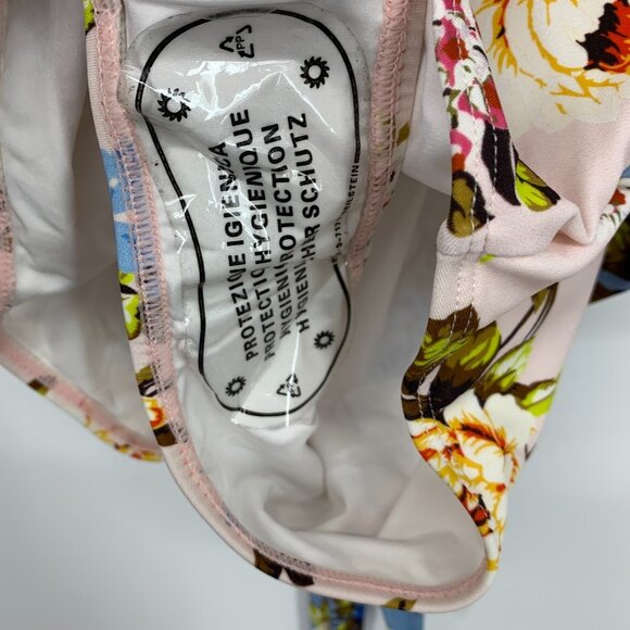 Cupshe Swimsuit Floral Print One Piece Tie Waist Bathing Suit NWT - Picture 10 of 10